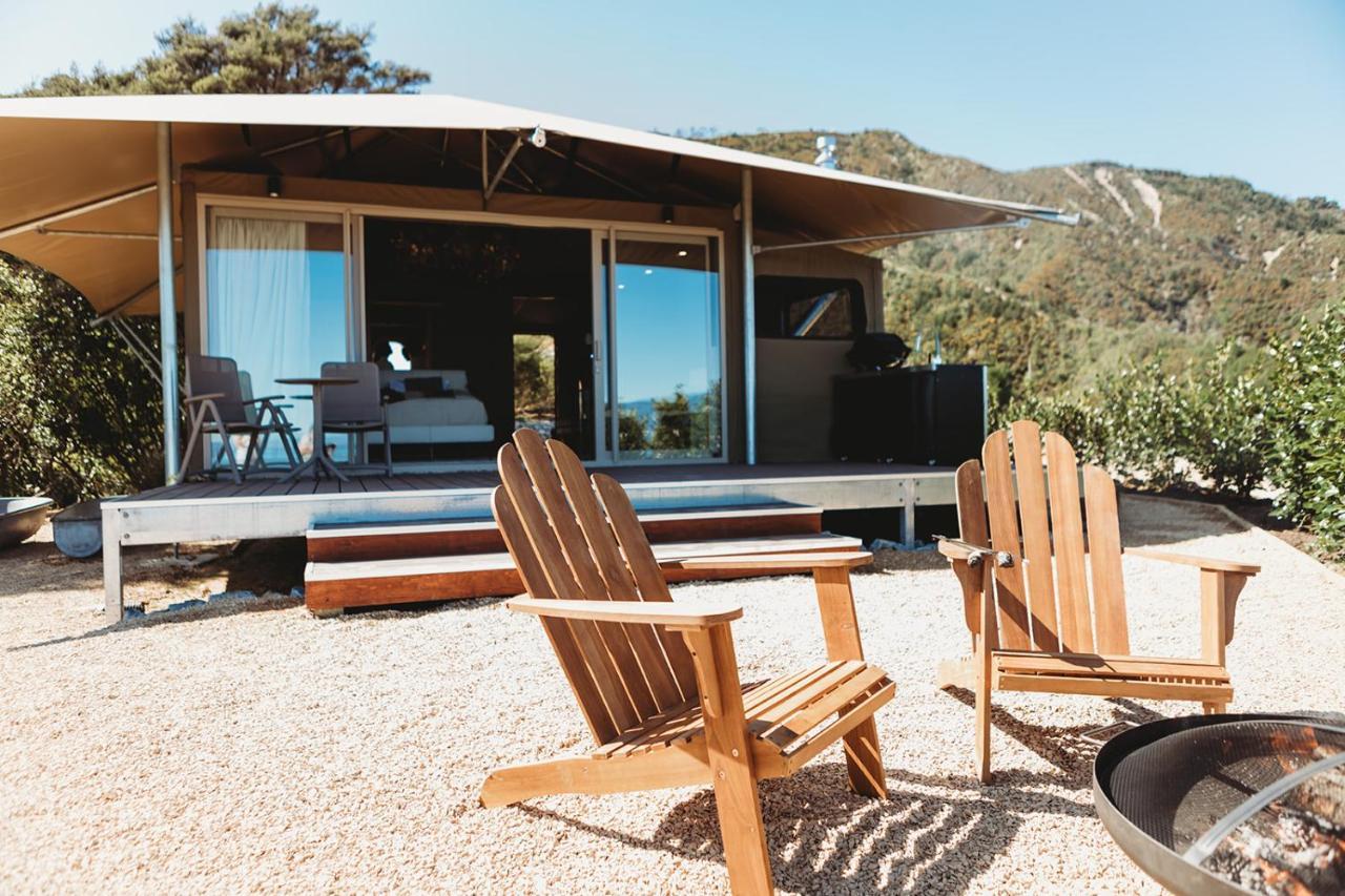 Drift Off Grid Luxury Eco Glamping Hotel Tarakohe Ngoại thất bức ảnh