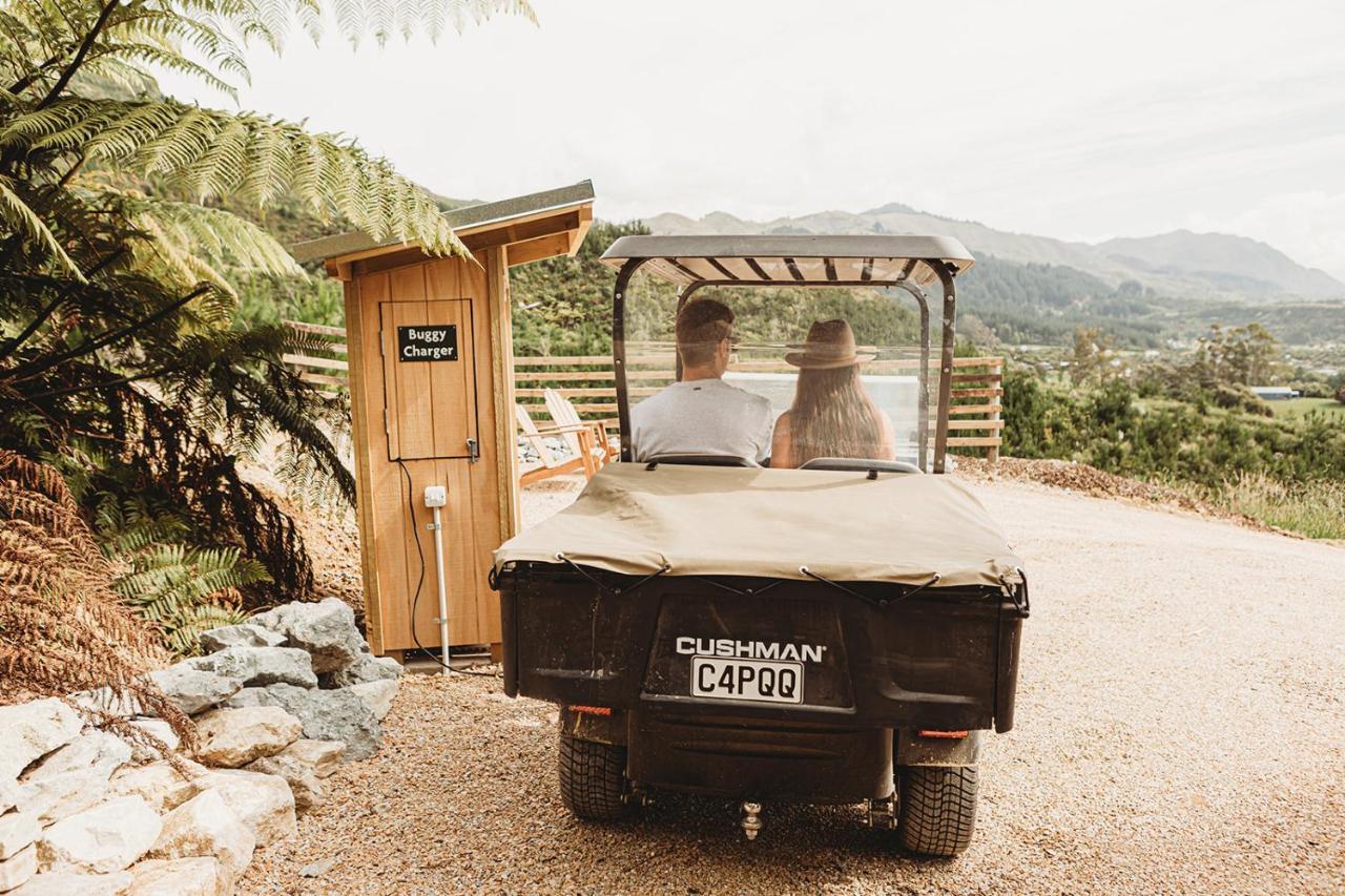 Drift Off Grid Luxury Eco Glamping Hotel Tarakohe Ngoại thất bức ảnh